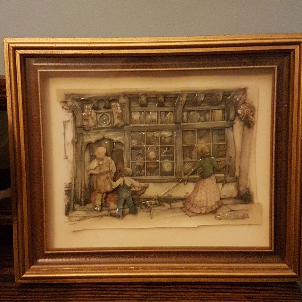 Vintage Anton Pieck Pop Up Art Print